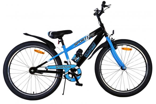 Volare Sportivo Børnecykel - Drenge - 24 tommer - Sort Blå