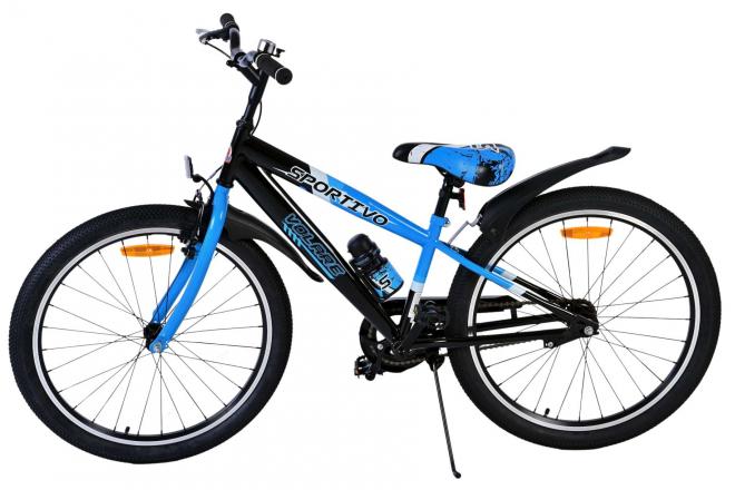 Volare Sportivo Børnecykel - Drenge - 24 tommer - Sort Blå