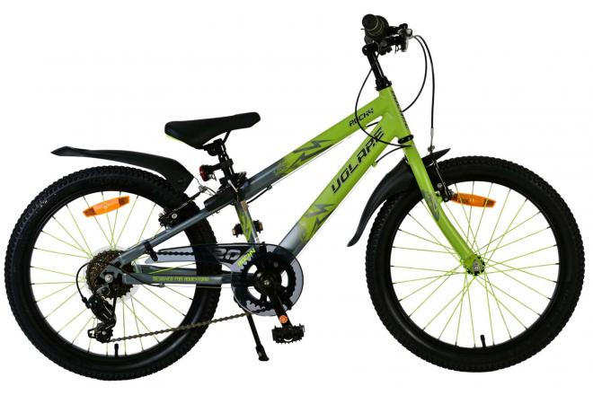 Volare Rocky børnecykel - 20 tommer - 7 gear - Grøn/Grå