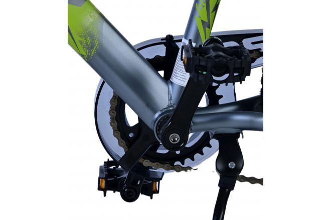Volare Rocky børnecykel - 20 tommer - 7 gear - Grøn/Grå