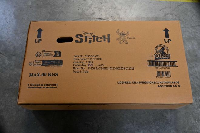 Disney Stitch børnecykel - piger - 14 tommer - creme koralblå [CLONE]