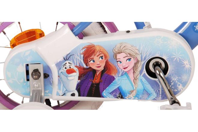 Disney Frozen 2 Børnecykel - Piger - 12 tommer - Blå / lilla