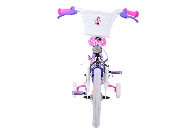 Disney Minnie Børnecykel - Piger - 14 tommer - Lyserød - To håndbremser