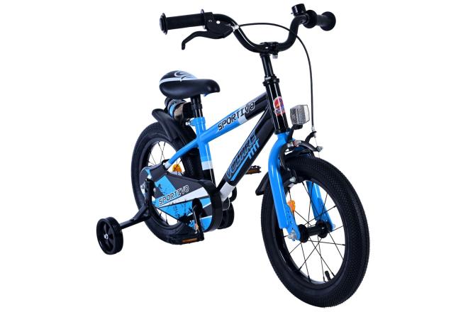 Volare Sportivo Børnecykel - drenge - 14 tommer - Blå Sort [CLONE]