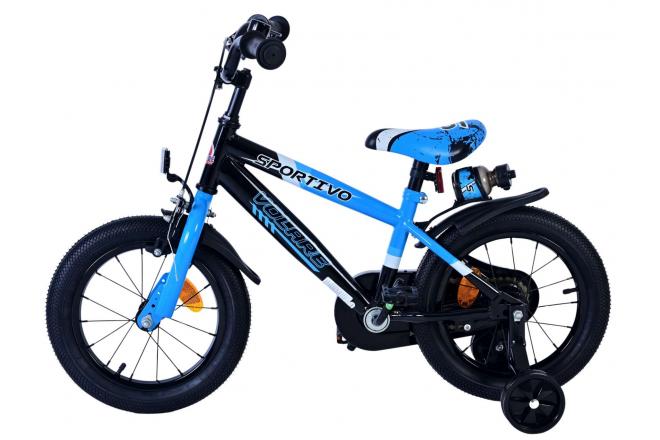 Volare Sportivo Børnecykel - drenge - 14 tommer - Blå Sort [CLONE]