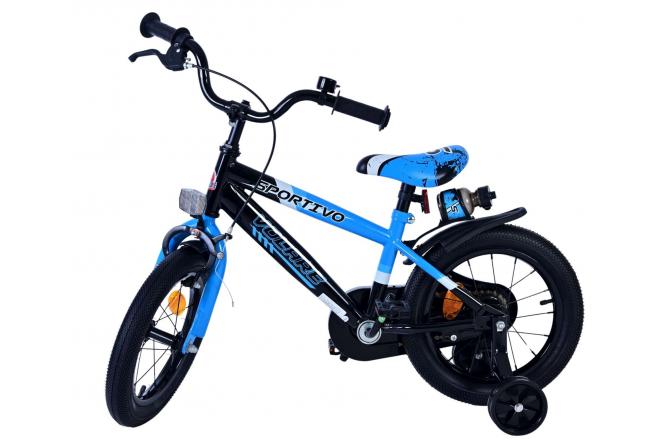 Volare Sportivo Børnecykel - drenge - 14 tommer - Blå Sort [CLONE]