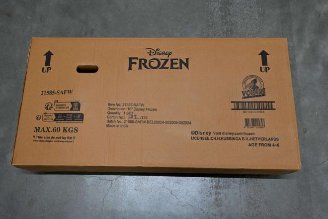 Disney Frozen 2 Børnecykel - Piger - 16 tommer - Blå/lilla - To håndbremser [CLONE]