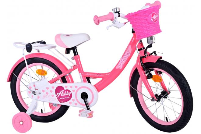 Volare Ashley børnecykel - Piger - 16 tommer - Pink/Rød [CLONE]