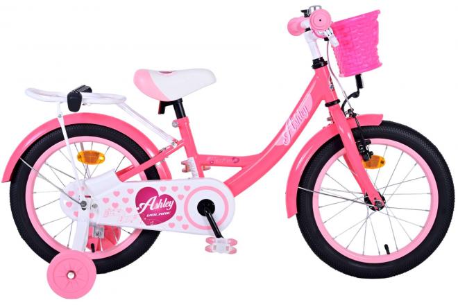 Volare Ashley børnecykel - Piger - 16 tommer - Pink/Rød [CLONE]