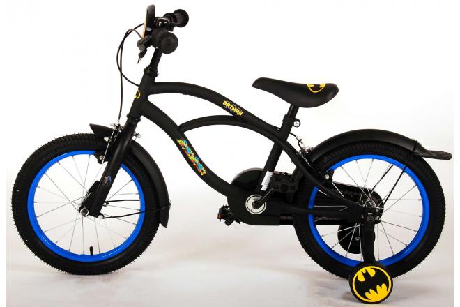 Batman Børnecykel - Drenge - 16 tommer - Sort - 2 håndbremser
