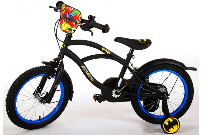 Batman Børnecykel - Drenge - 16 tommer - Sort - 2 håndbremser