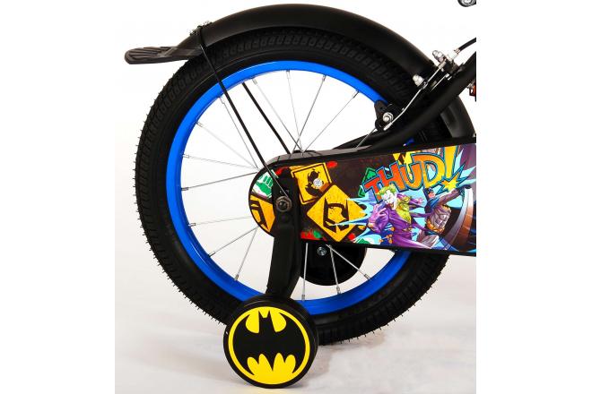 Batman Børnecykel - Drenge - 16 tommer - Sort - 2 håndbremser