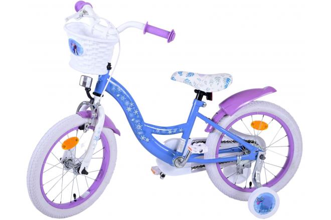 Disney Frozen 2 Børnecykel - Piger - 16 tommer - Blå / lilla