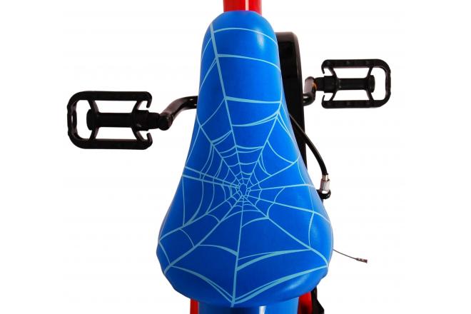 Ultimate Spider-Man børnecykel - Drenge - 16 tommer - Blå/Rød - To håndbremser