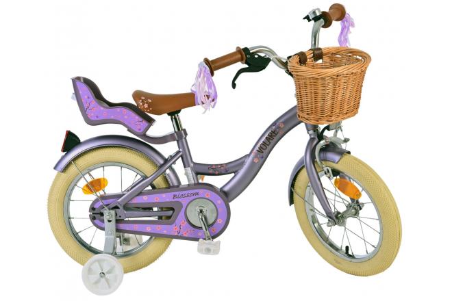 Volare Blossom børnecykel - Piger - 14 tommer - Lilla [CLONE]