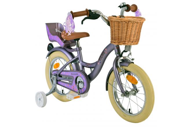 Volare Blossom børnecykel - Piger - 14 tommer - Lilla [CLONE]