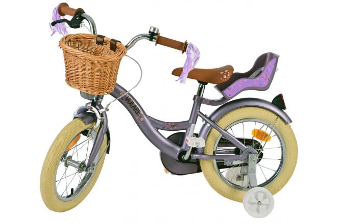 Volare Blossom børnecykel - Piger - 14 tommer - Lilla [CLONE]