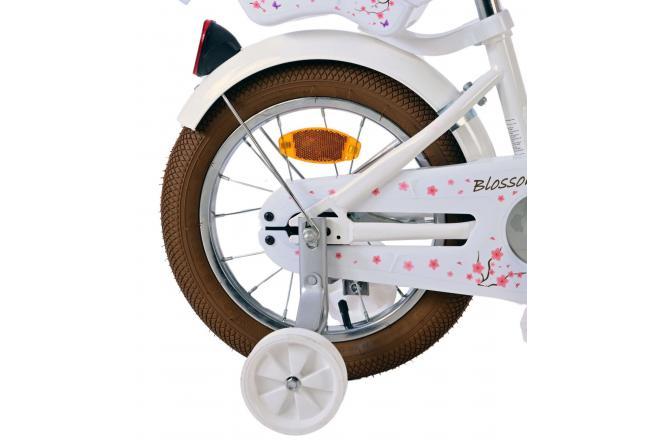 Volare Blossom børnecykel - Piger - 14 tommer - Hvid [CLONE]