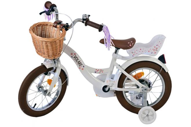 Volare Blossom børnecykel - Piger - 14 tommer - Hvid [CLONE]