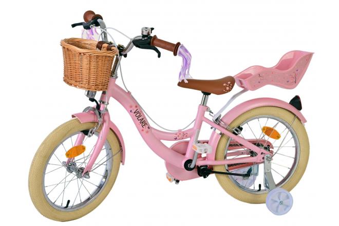 Volare Blossom Børnecykel - Piger - 16 tommer - Pink - To håndbremser [CLONE]