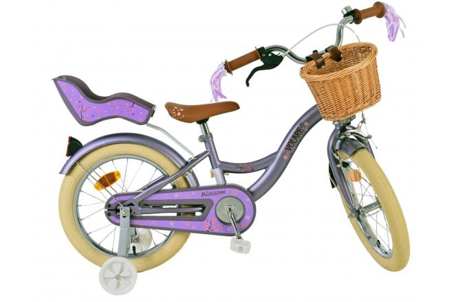 Volare Blossom børnecykel - Piger - 16 tommer - Lilla [CLONE]