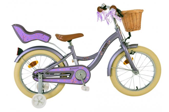 Volare Blossom børnecykel - Piger - 16 tommer - Lilla [CLONE]