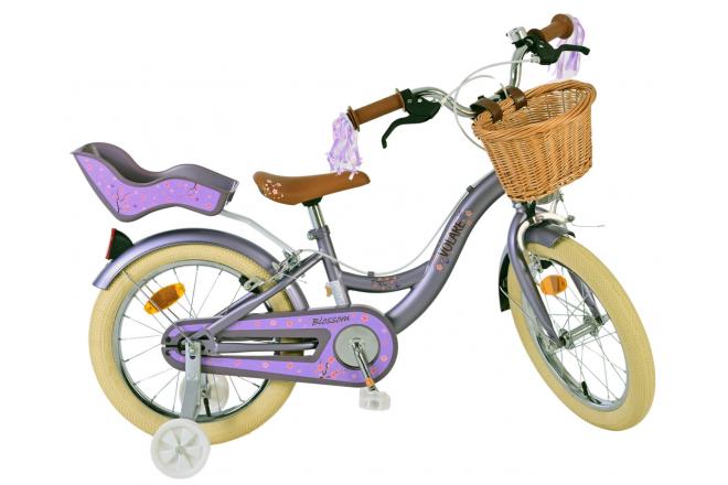 Volare Blossom Børnecykel - Piger - 16 tommer - Lilla - To håndbremser [CLONE]