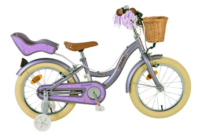 Volare Blossom Børnecykel - Piger - 16 tommer - Lilla - To håndbremser [CLONE]