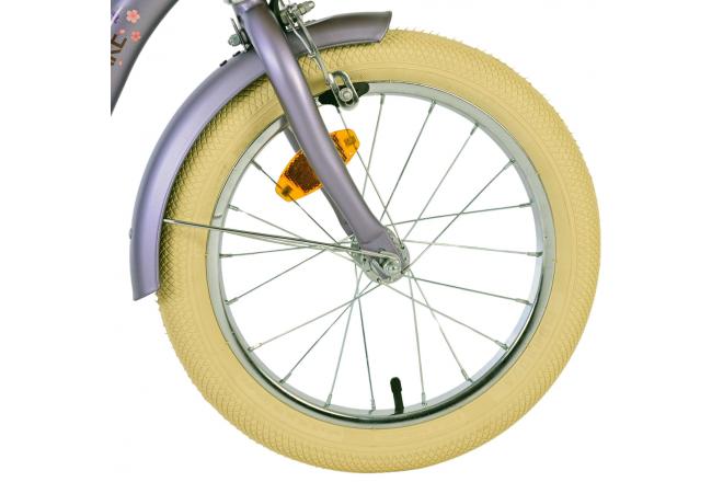 Volare Blossom Børnecykel - Piger - 16 tommer - Lilla - To håndbremser [CLONE]