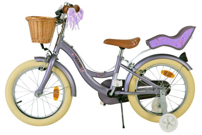 Volare Blossom Børnecykel - Piger - 16 tommer - Lilla - To håndbremser [CLONE]