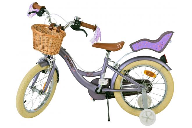 Volare Blossom Børnecykel - Piger - 16 tommer - Lilla - To håndbremser [CLONE]
