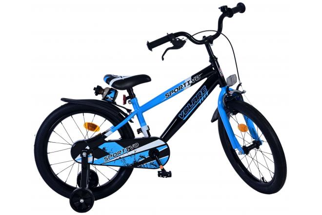 Volare Sportivo Børnecykel - Drenge - 18 tommer - Blå Sort [CLONE]