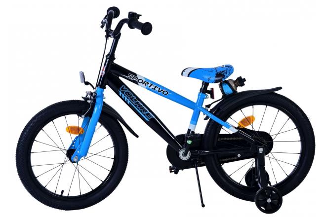 Volare Sportivo Børnecykel - Drenge - 18 tommer - Blå Sort [CLONE]