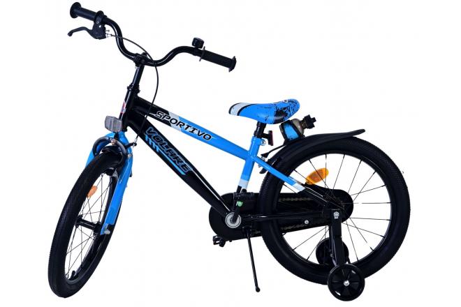 Volare Sportivo Børnecykel - Drenge - 18 tommer - Blå Sort [CLONE]