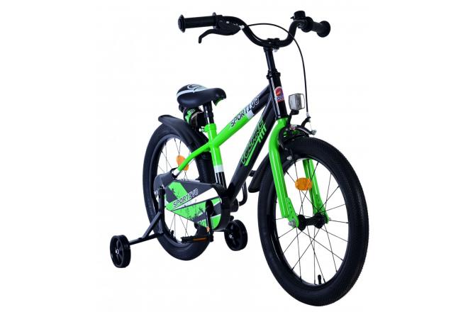 Volare Sportivo Børnecykel - Drenge - 18 tommer - Grøn Sort [CLONE]