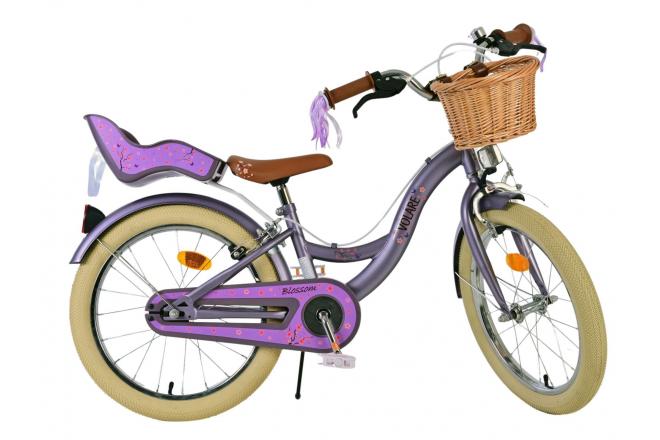 Volare Blossom Børnecykel - Piger - 18 tommer - Lilla - To håndbremser [CLONE]