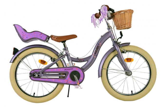 Volare Blossom Børnecykel - Piger - 18 tommer - Lilla - To håndbremser [CLONE]