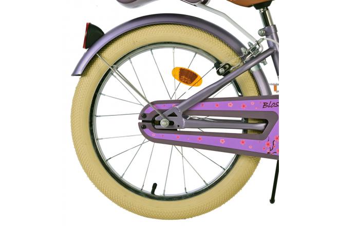 Volare Blossom Børnecykel - Piger - 18 tommer - Lilla - To håndbremser [CLONE]
