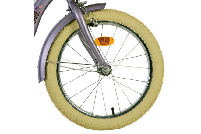 Volare Blossom Børnecykel - Piger - 18 tommer - Lilla - To håndbremser [CLONE]