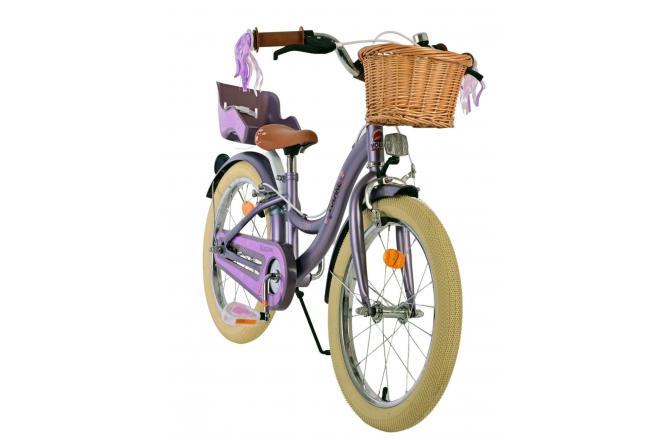 Volare Blossom Børnecykel - Piger - 18 tommer - Lilla - To håndbremser [CLONE]