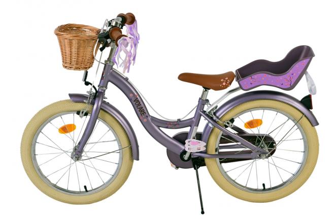 Volare Blossom Børnecykel - Piger - 18 tommer - Lilla - To håndbremser [CLONE]