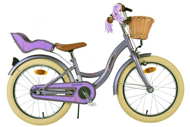 Volare Blossom børnecykel - Piger - 18 tommer - Lilla [CLONE]