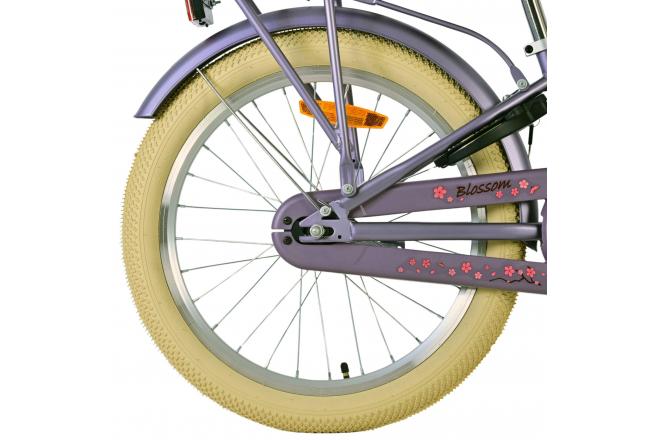 Volare Blossom børnecykel - Piger - 20 tommer - Lilla