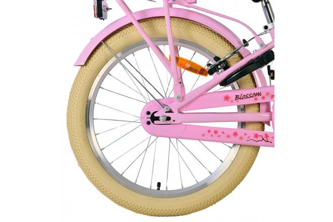 Volare Blossom Børnecykel - Piger - 20 tommer - Pink - To håndbremser