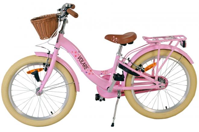 Volare Blossom Børnecykel - Piger - 20 tommer - Pink - To håndbremser