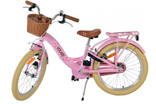 Volare Blossom Børnecykel - Piger - 20 tommer - Pink - To håndbremser