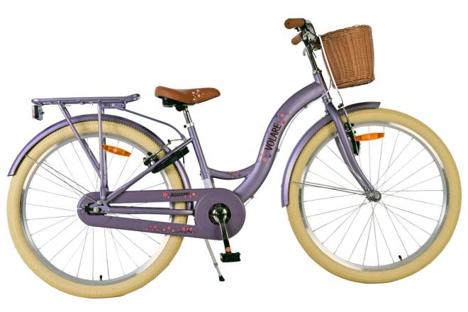 Volare Blossom Børnecykel - Piger - 26 tommer - Lilla - To håndbremser