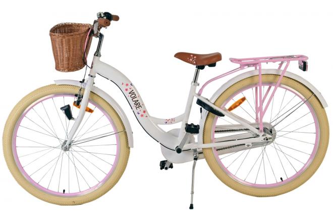 Volare Blossom Børnecykel - Piger - 26 tommer - Hvid - Nexus 3 gear