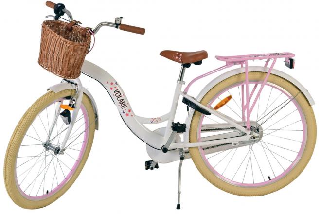Volare Blossom Børnecykel - Piger - 26 tommer - Hvid - Nexus 3 gear