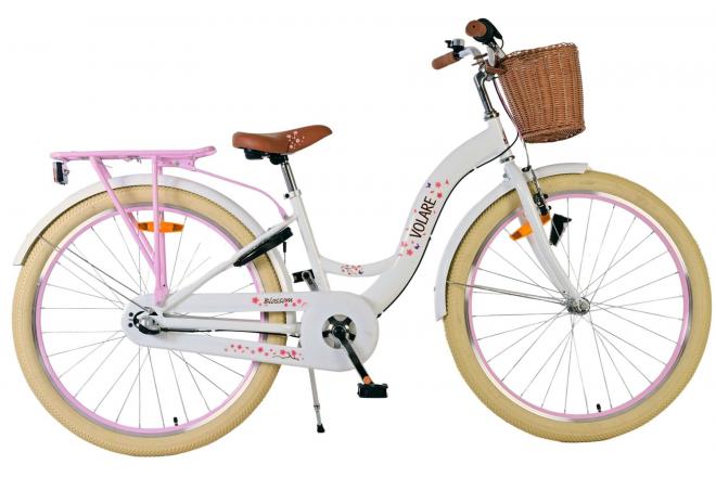 Volare Blossom Børnecykel - Piger - 26 tommer - Hvid - Nexus 3 gear